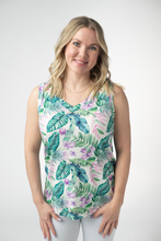 Load image into Gallery viewer, Noelle Tank - Tropical Leaf