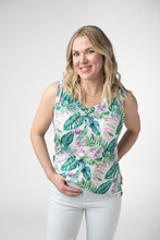 Load image into Gallery viewer, Noelle Tank - Tropical Leaf