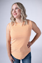 Load image into Gallery viewer, Morgan Micro Striped Tank - Orange