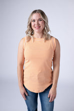 Load image into Gallery viewer, Morgan Micro Striped Tank - Orange
