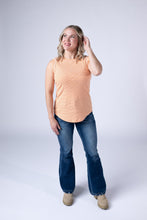 Load image into Gallery viewer, Morgan Micro Striped Tank - Orange