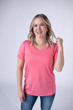 Load image into Gallery viewer, Sophie Tee - Sun Kissed Coral