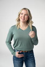 Load image into Gallery viewer, Larissa Long Sleeve - Dusty Jade