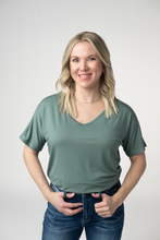 Load image into Gallery viewer, Chloe Cozy Top - Dusty Jade