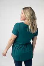 Load image into Gallery viewer, IN STOCK Sarah Ruffle Short Sleeve - Teal