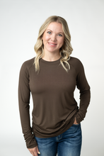 Load image into Gallery viewer, Blair Long Sleeve Top - Brown