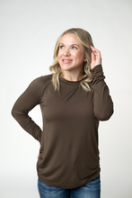 Load image into Gallery viewer, Blair Long Sleeve Top - Brown
