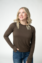 Load image into Gallery viewer, Blair Long Sleeve Top - Brown