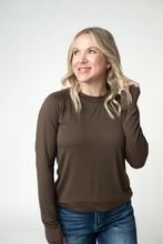 Load image into Gallery viewer, Blair Long Sleeve Top - Brown