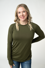 Load image into Gallery viewer, Blair Long Sleeve Top - Dark Olive