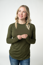 Load image into Gallery viewer, Blair Long Sleeve Top - Dark Olive