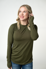 Load image into Gallery viewer, Blair Long Sleeve Top - Dark Olive