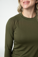 Load image into Gallery viewer, Blair Long Sleeve Top - Dark Olive