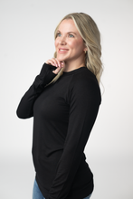 Load image into Gallery viewer, Blair Long Sleeve Top - Black