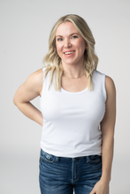 Load image into Gallery viewer, Ava Tank- White