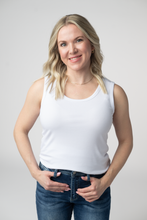 Load image into Gallery viewer, Ava Tank- White