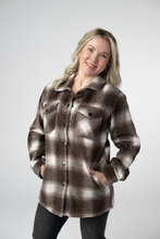 Load image into Gallery viewer, Norah Shacket - Brown Plaid