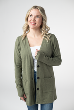 Load image into Gallery viewer, Cori Cardigan - Heathered Olive