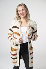 Load image into Gallery viewer, Fall Striped Cardigan