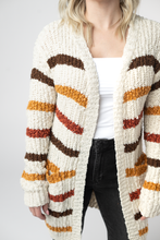 Load image into Gallery viewer, Fall Striped Cardigan
