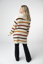 Load image into Gallery viewer, Fall Striped Cardigan