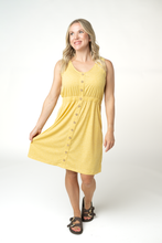 Load image into Gallery viewer, Beverly Button Dress - Yellow