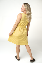 Load image into Gallery viewer, Beverly Button Dress - Yellow