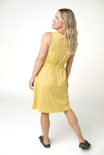 Load image into Gallery viewer, Beverly Button Dress - Yellow