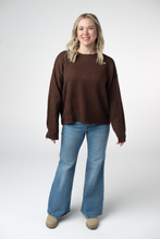 Load image into Gallery viewer, Gianna Pullover Sweater - Brown