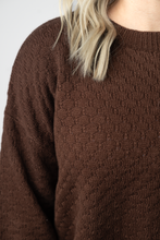 Load image into Gallery viewer, Gianna Pullover Sweater - Brown
