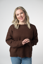Load image into Gallery viewer, Gianna Pullover Sweater - Brown