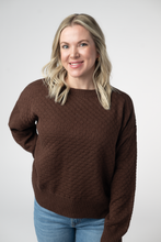 Load image into Gallery viewer, Gianna Pullover Sweater - Brown