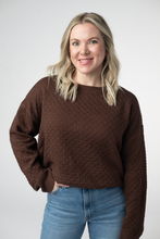 Load image into Gallery viewer, Gianna Pullover Sweater - Brown