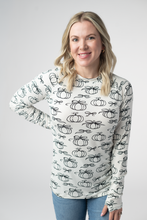 Load image into Gallery viewer, Blair Long Sleeve Top - Classic Pumpkins