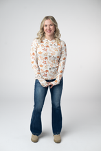Load image into Gallery viewer, Blair Long Sleeve Top - Harvest Leaves