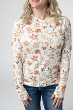 Load image into Gallery viewer, Blair Long Sleeve Top - Harvest Leaves