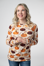 Load image into Gallery viewer, Blair Long Sleeve Top - Autumn Gourds