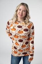 Load image into Gallery viewer, Blair Long Sleeve Top - Autumn Gourds