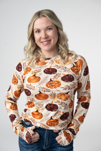 Load image into Gallery viewer, Blair Long Sleeve Top - Autumn Gourds