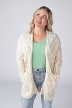 Load image into Gallery viewer, Open Knit Cardigan - Ivory