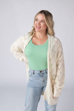 Load image into Gallery viewer, Open Knit Cardigan - Ivory