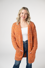 Load image into Gallery viewer, Carly Confetti Dot Cardigan - Pumpkin