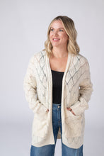 Load image into Gallery viewer, Open Knit Cardigan - Ivory