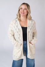 Load image into Gallery viewer, Open Knit Cardigan - Ivory