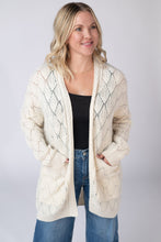 Load image into Gallery viewer, Open Knit Cardigan - Ivory
