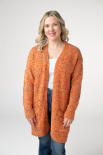 Load image into Gallery viewer, Carly Confetti Dot Cardigan - Pumpkin