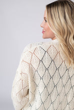 Load image into Gallery viewer, Open Knit Cardigan - Ivory