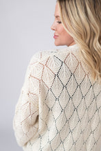 Load image into Gallery viewer, Open Knit Cardigan - Ivory