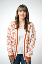 Load image into Gallery viewer, Pumpkins Pocket Cardigan