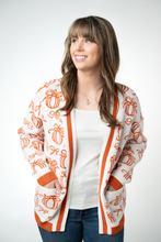 Load image into Gallery viewer, Pumpkins Pocket Cardigan